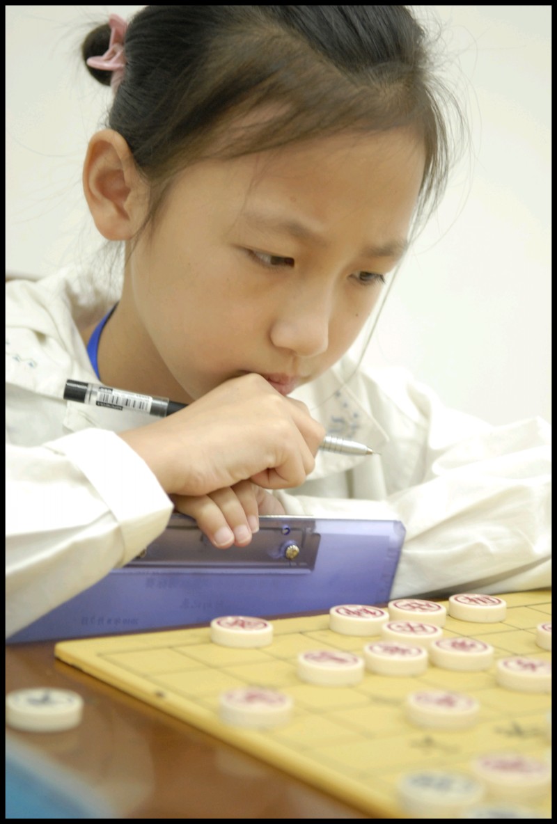 希望之光 象棋国少赛的美少女战士和小帅虎_不