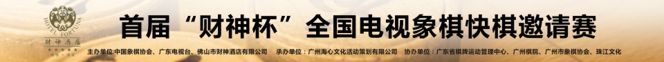 2013年首届“财神杯”全国电视象棋快棋邀请赛